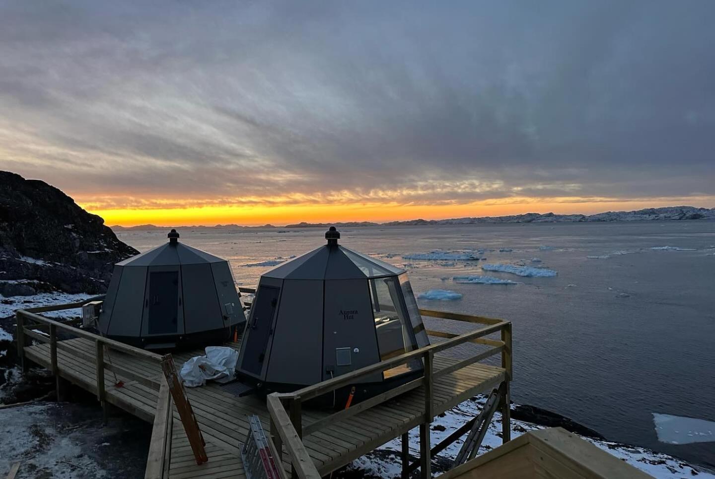Отель Aurora Hut By Inuktravel Нуук Экстерьер фото